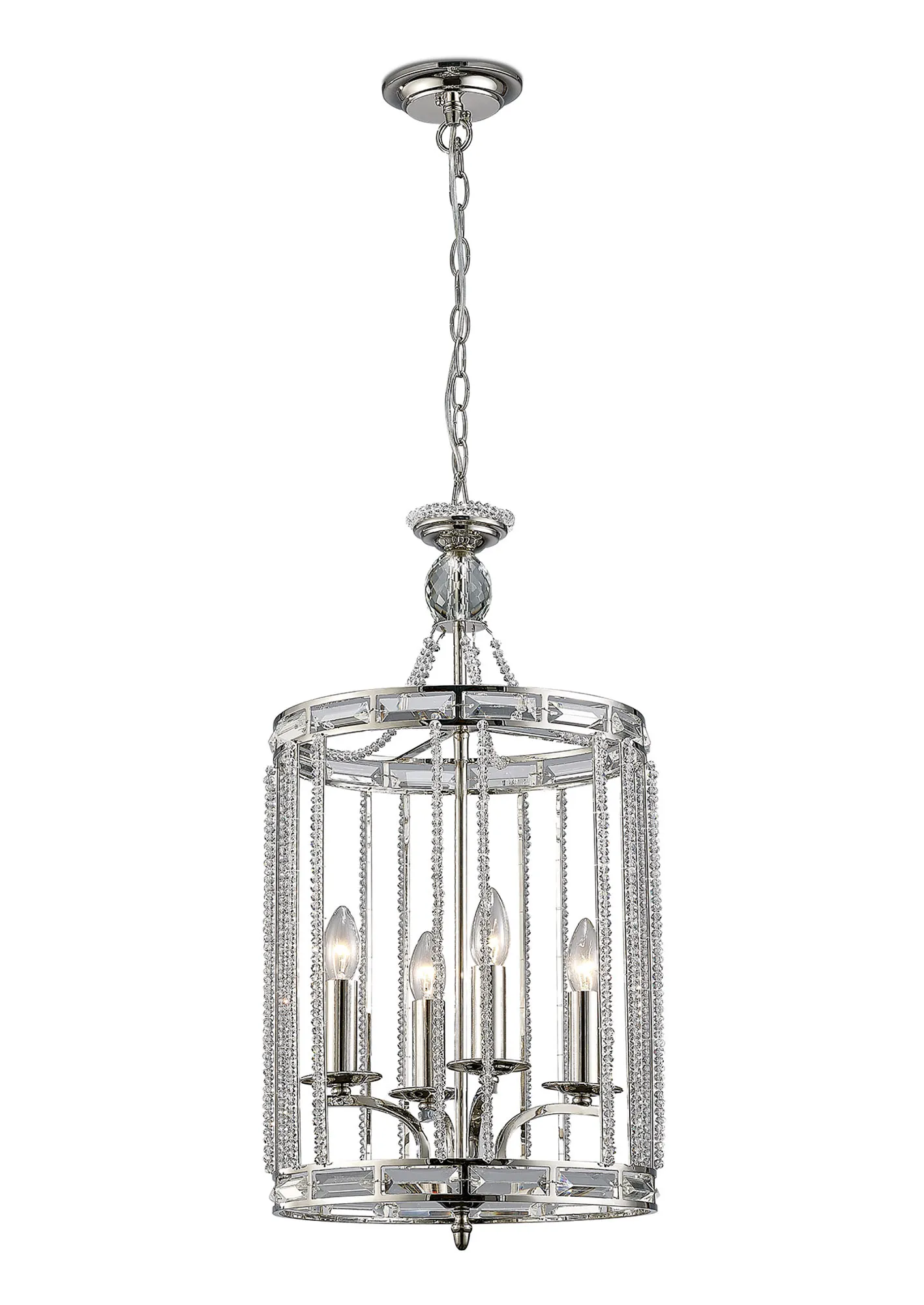 IL31666  Adina Crystal Pendant 4 Light